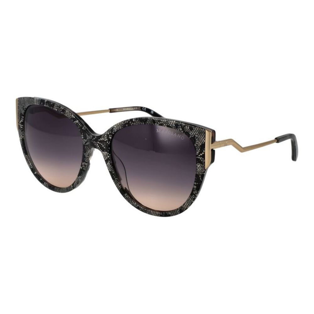 Marciano by Guess Black Acetate Women's Sunglasses